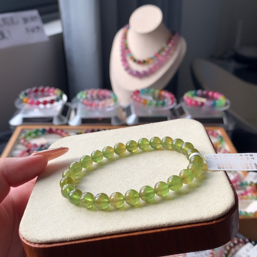 未镶嵌手链碧玺碧玺