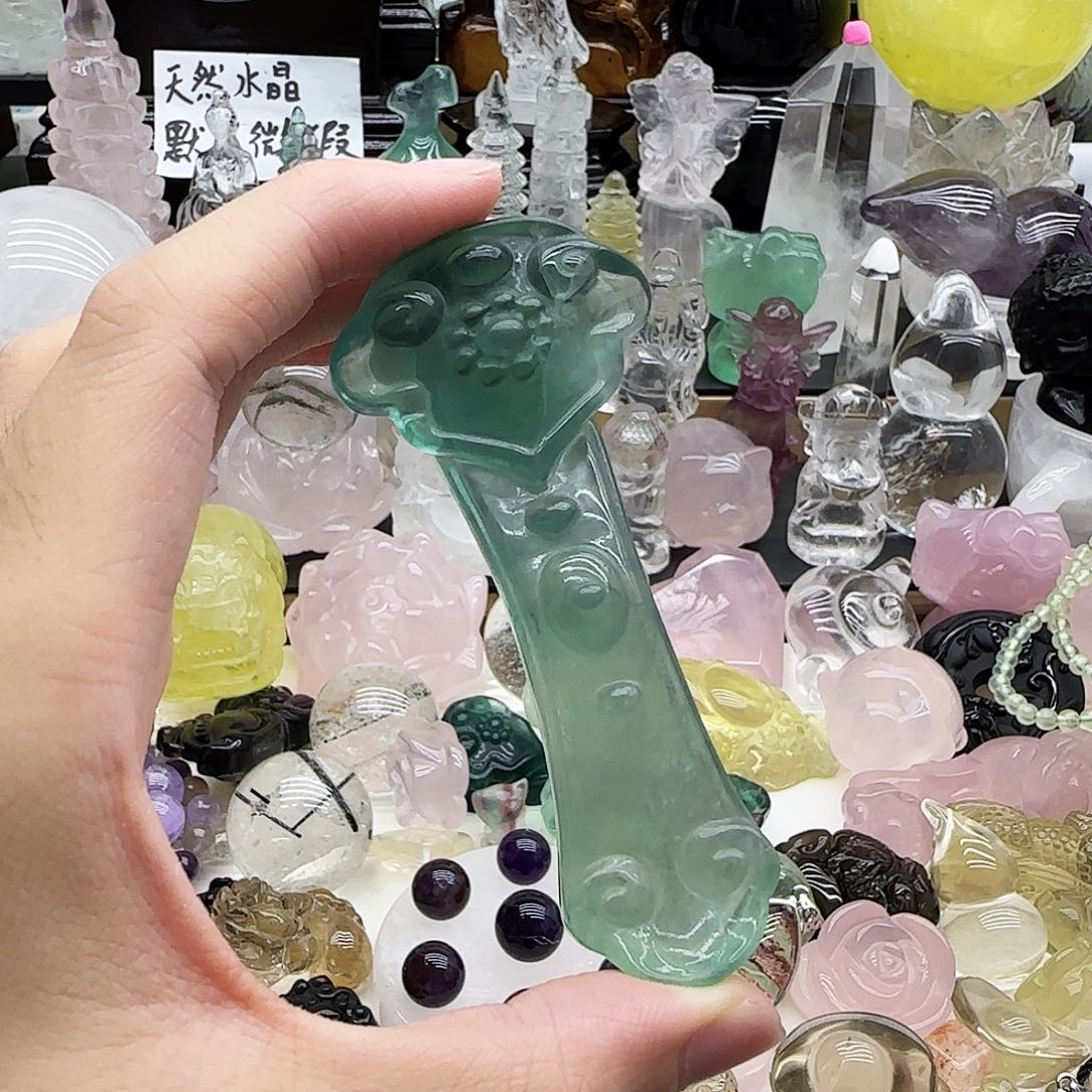 未镶嵌车挂水晶摆件