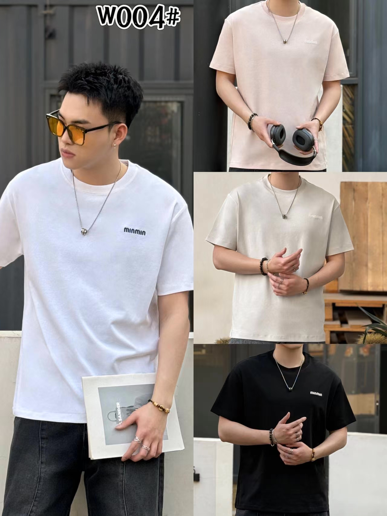 霞姐批发精选男士短袖W004
