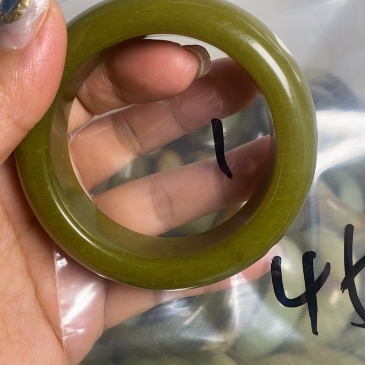 蛇纹石玉合金手镯