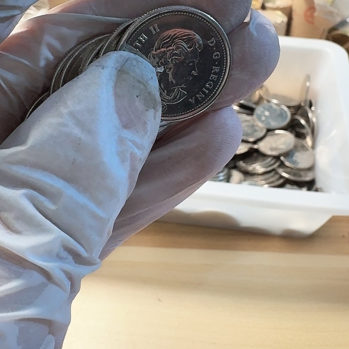 其他普通金属10枚，女王老年币