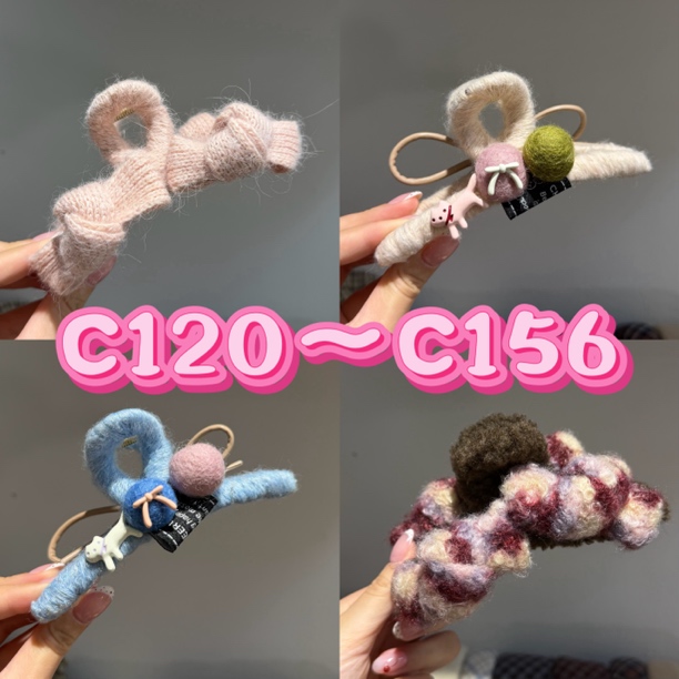 【C抓夹合集】2025抓夹发夹女黑色饰品日韩简约风甜美边夹千金风