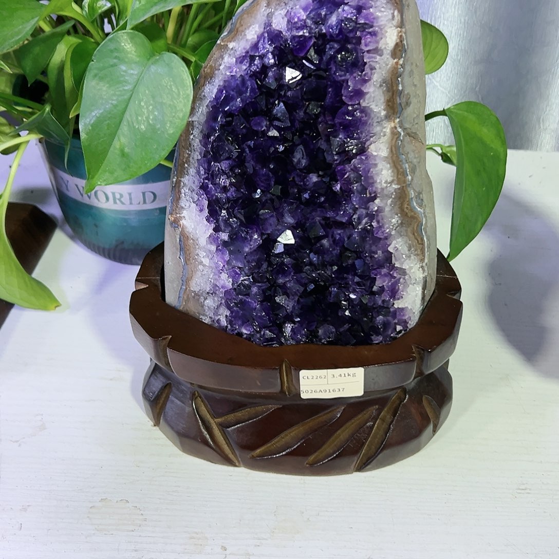 C***t大型摆件（非配饰）未镶嵌紫晶晶