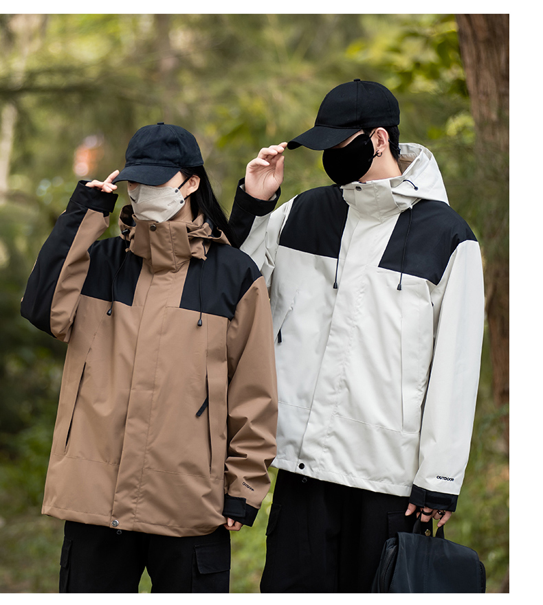 防风户外三合一冲锋衣默认微瑕介意慎拍