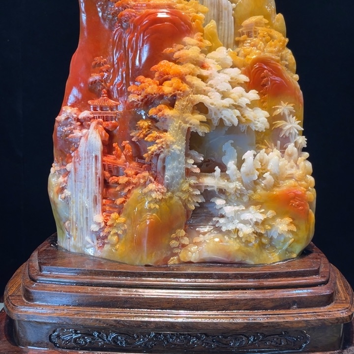 寿山石用****6寿山石摆件