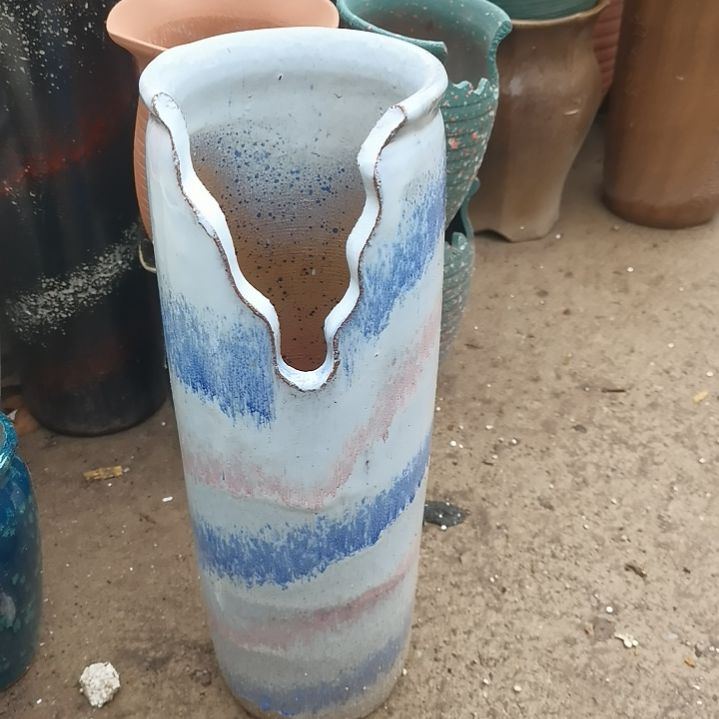 红陶口14高42瑕疵