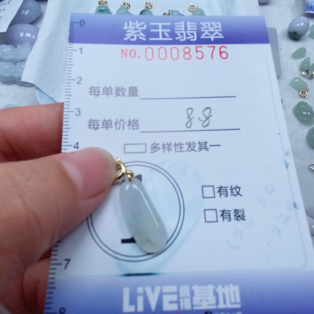 颈饰未镶嵌翡翠冰胶随行