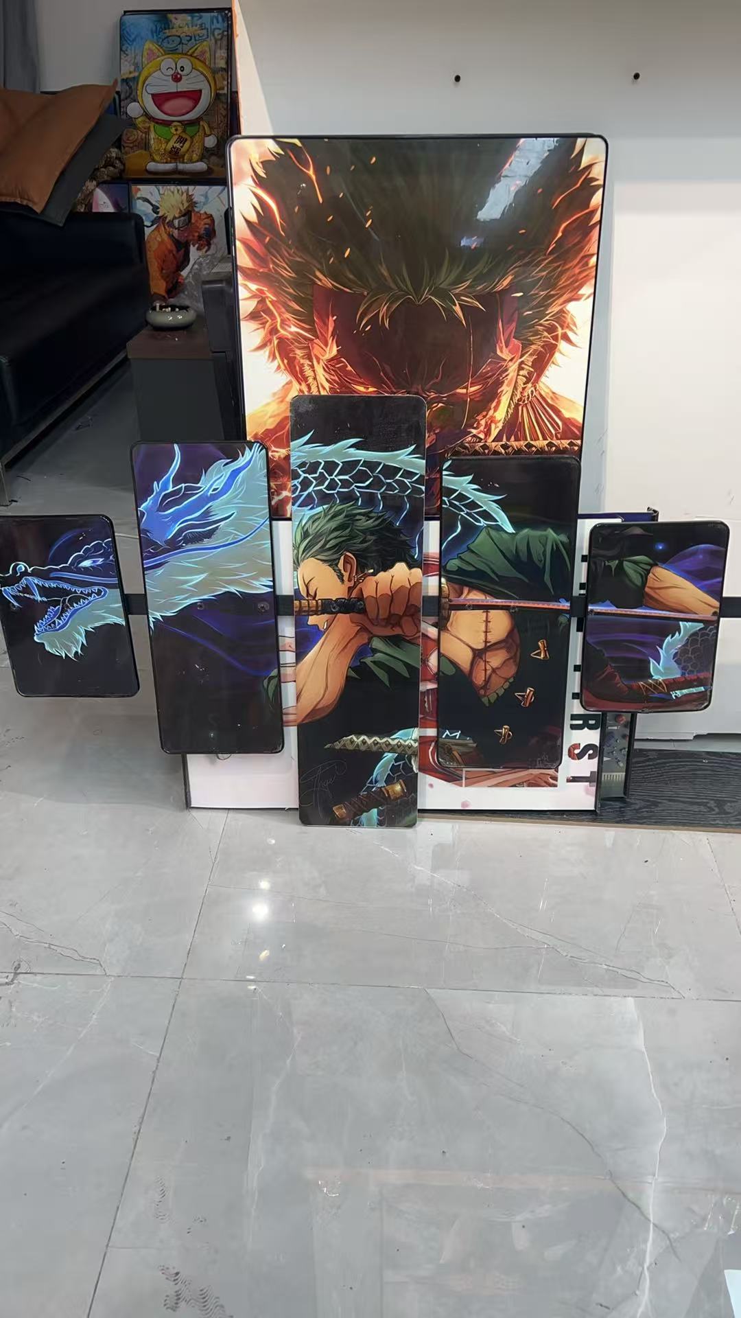 海贼王拔刀索隆五连装饰画