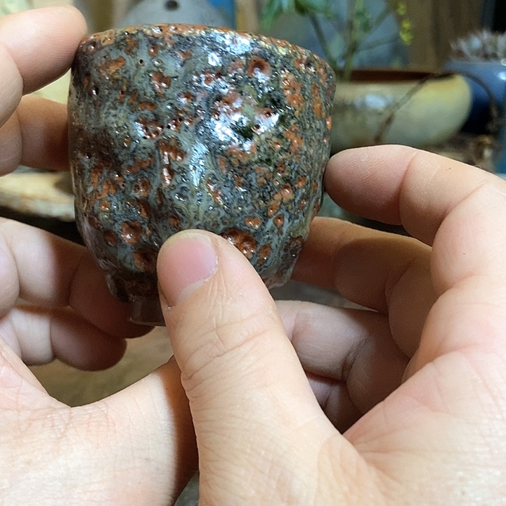 摆件手工高温原矿窑变