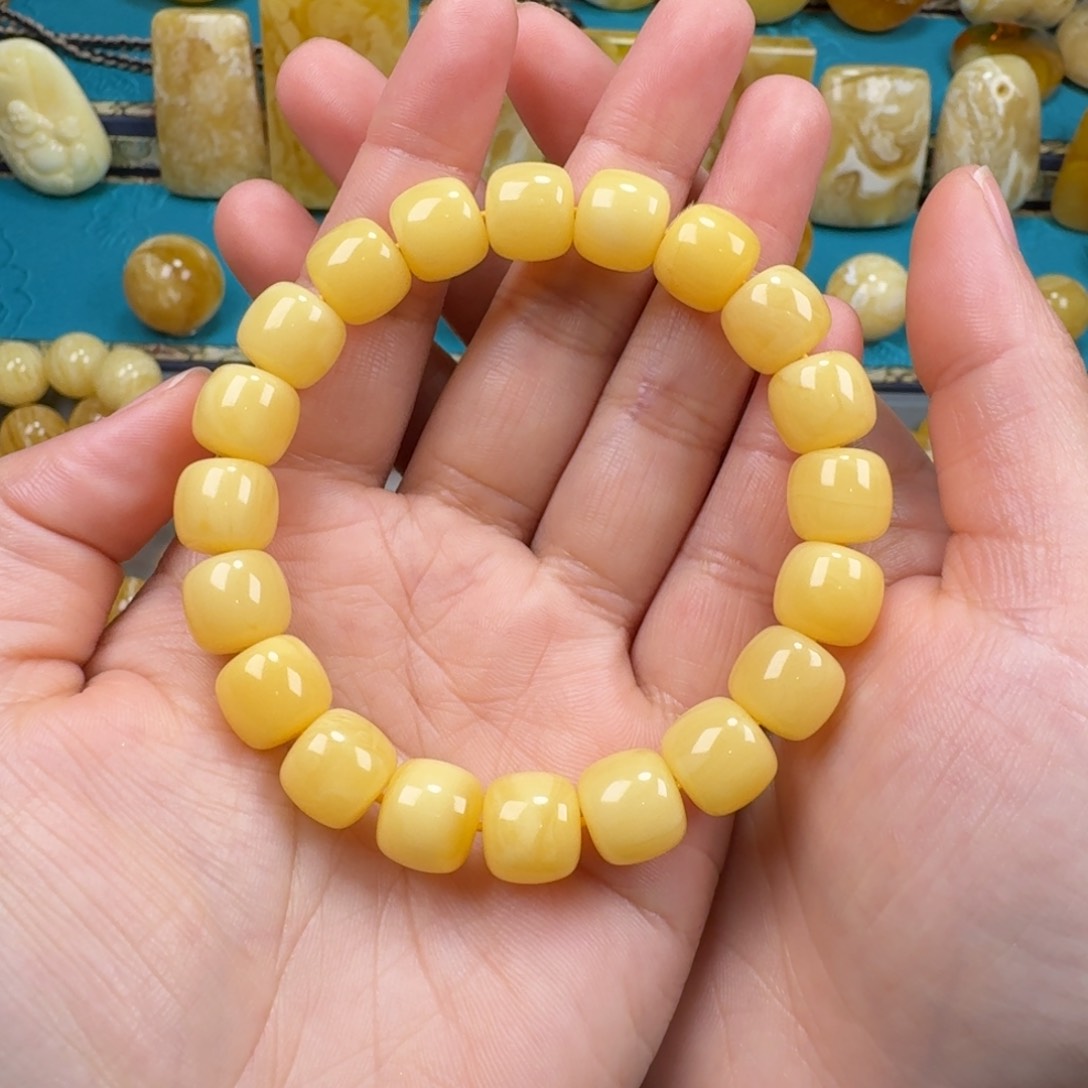 蜜蜡手链未镶嵌蜜蜡