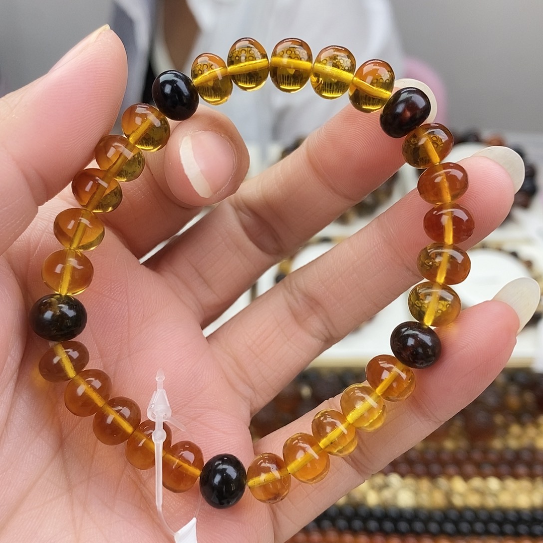 华***子琥珀未镶嵌裸石琥珀