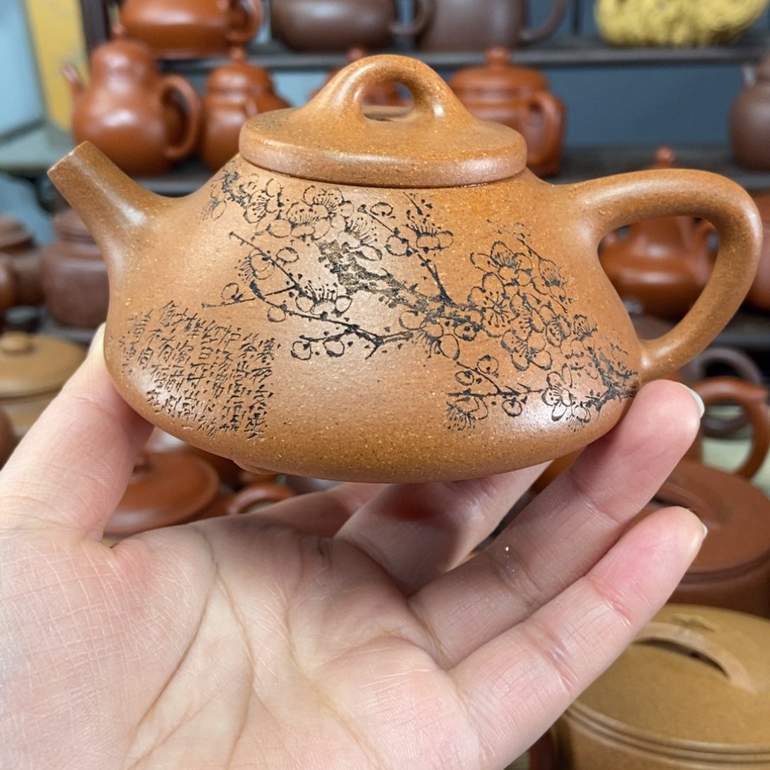 紫砂茶壶禾****烤全手工制作工艺流程原料