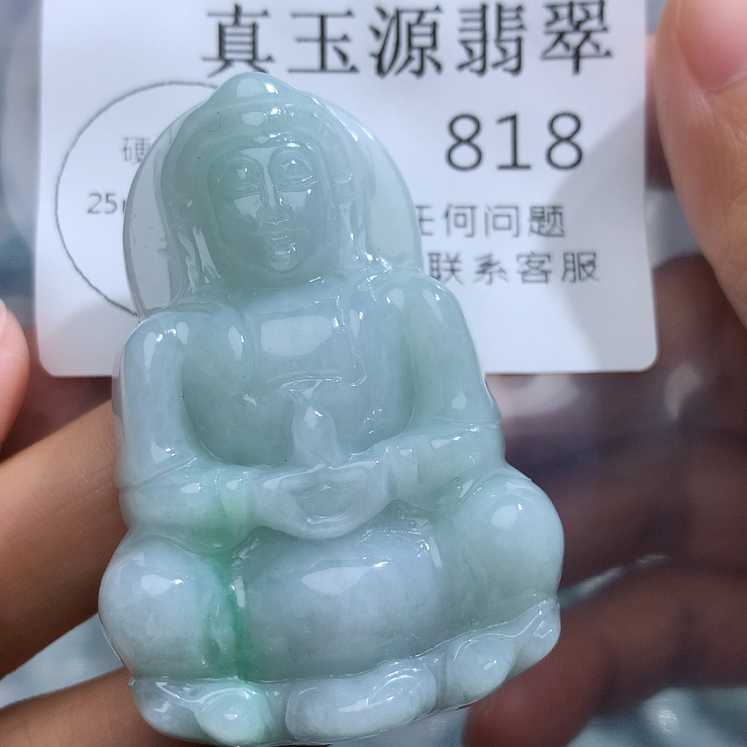 翡翠未镶嵌颈饰818