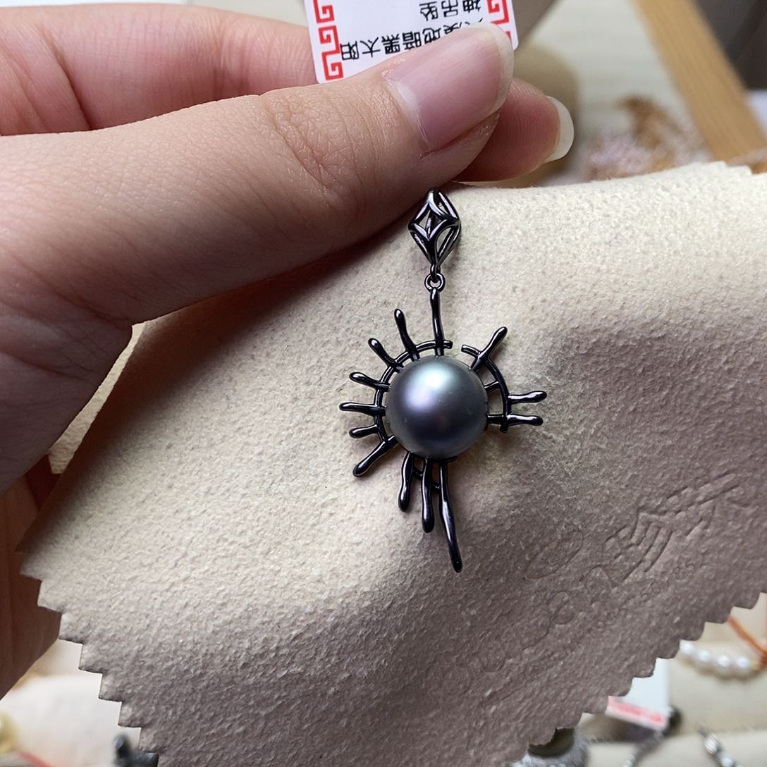 海水珍珠颈饰银S925镶嵌