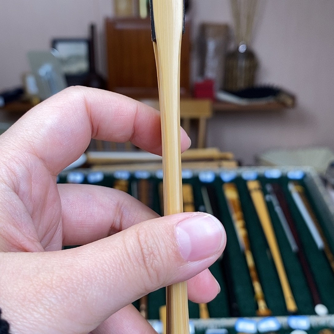 扇子缘*95寸玉竹折扇扇子古方
