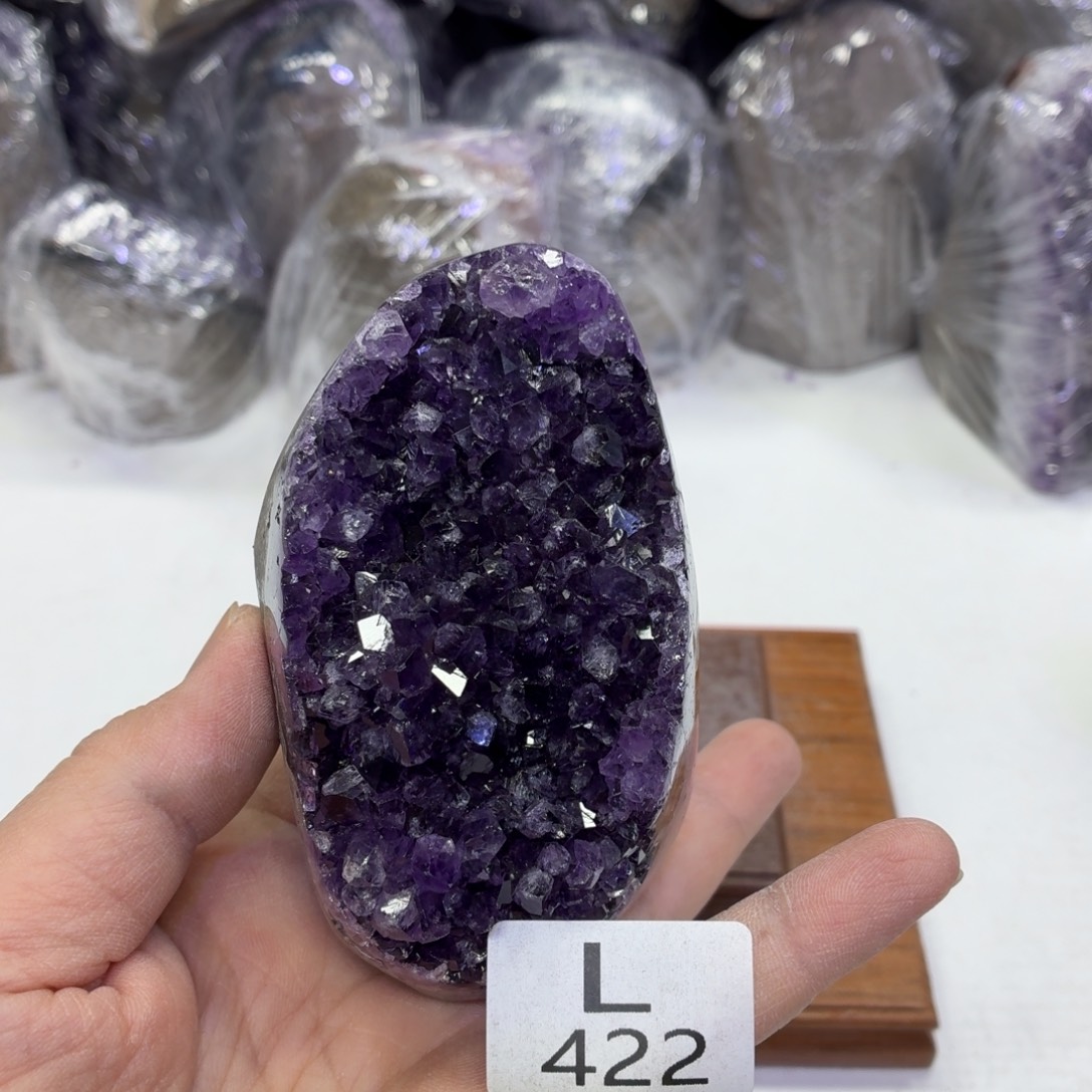 水晶摆件未镶嵌天然紫水晶