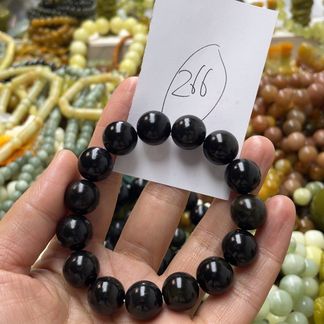 蛇纹石玉手链未镶嵌