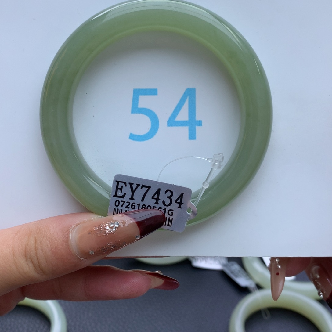 和田玉手镯未镶嵌浅*