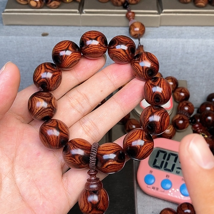 【闪购商品】黄花梨/降香黄檀W***^2.0紫油梨花梨手串