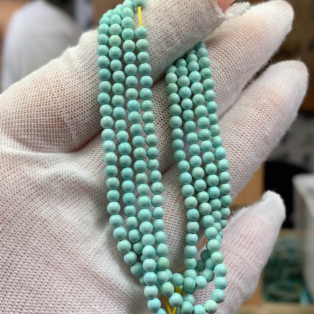 绿松石未镶嵌挂件