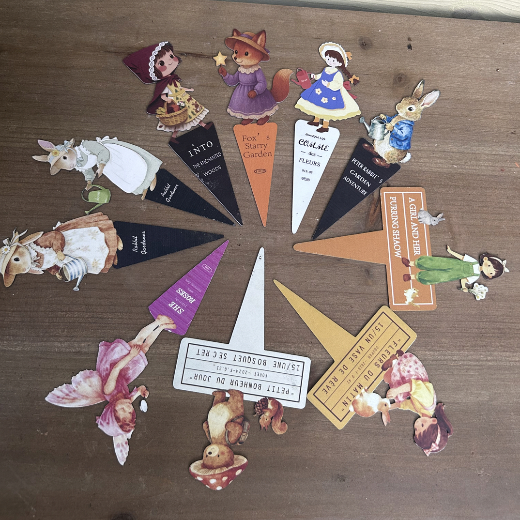 彩兔铁艺小花插花园阳台小摆件铁艺装饰品插件盆插花园造景装饰