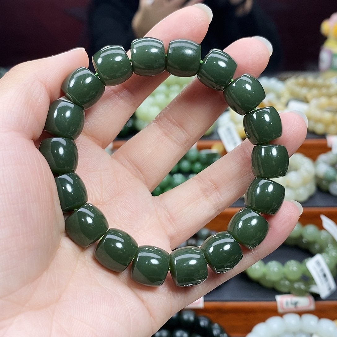 和田玉手链未镶嵌