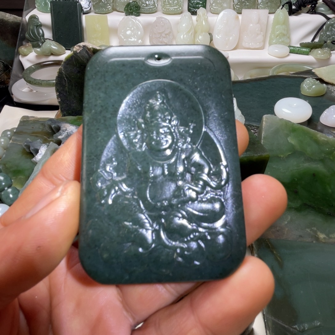 和田玉挂件未镶嵌