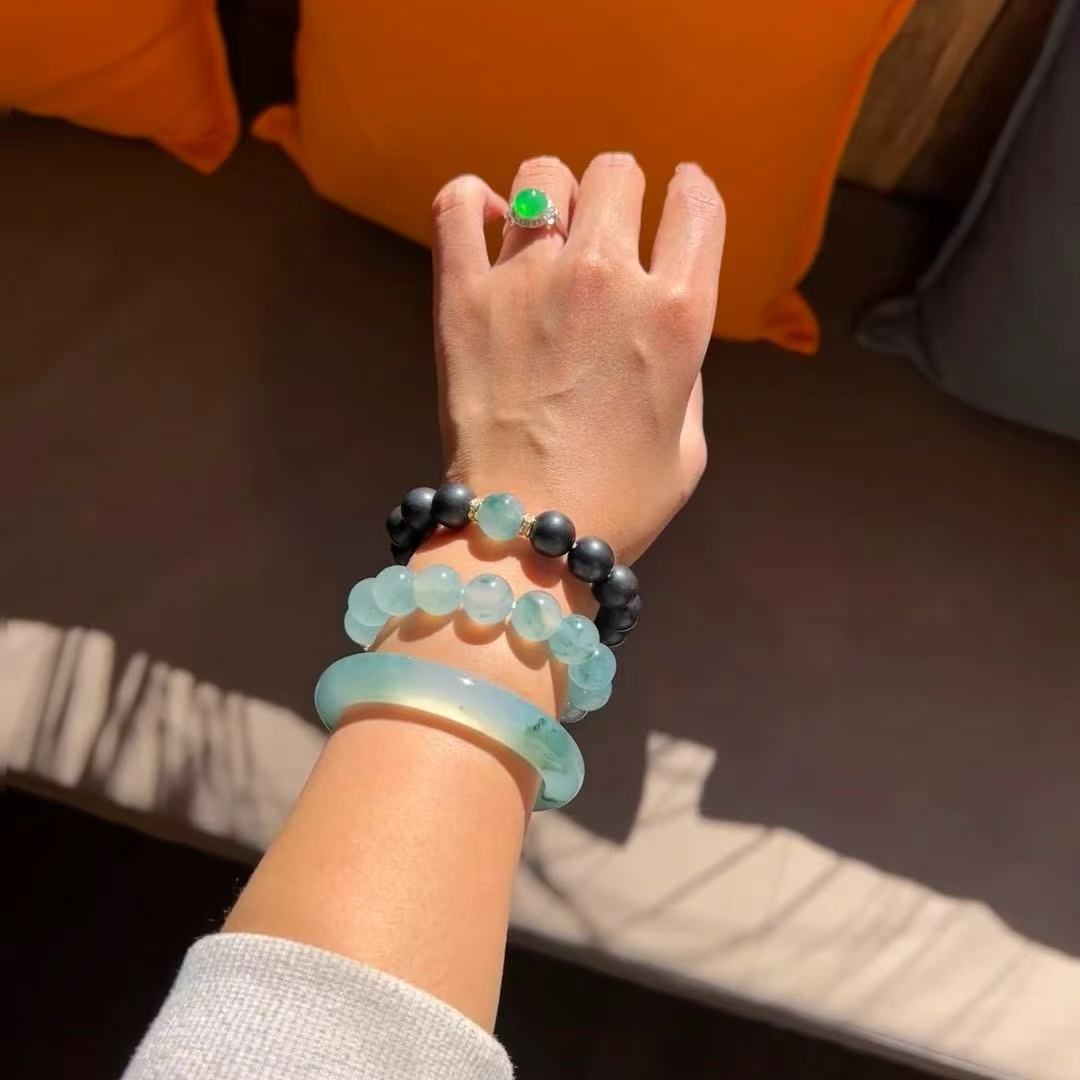 中国风气质手镯手链圆条正圈（多样性发其一）1