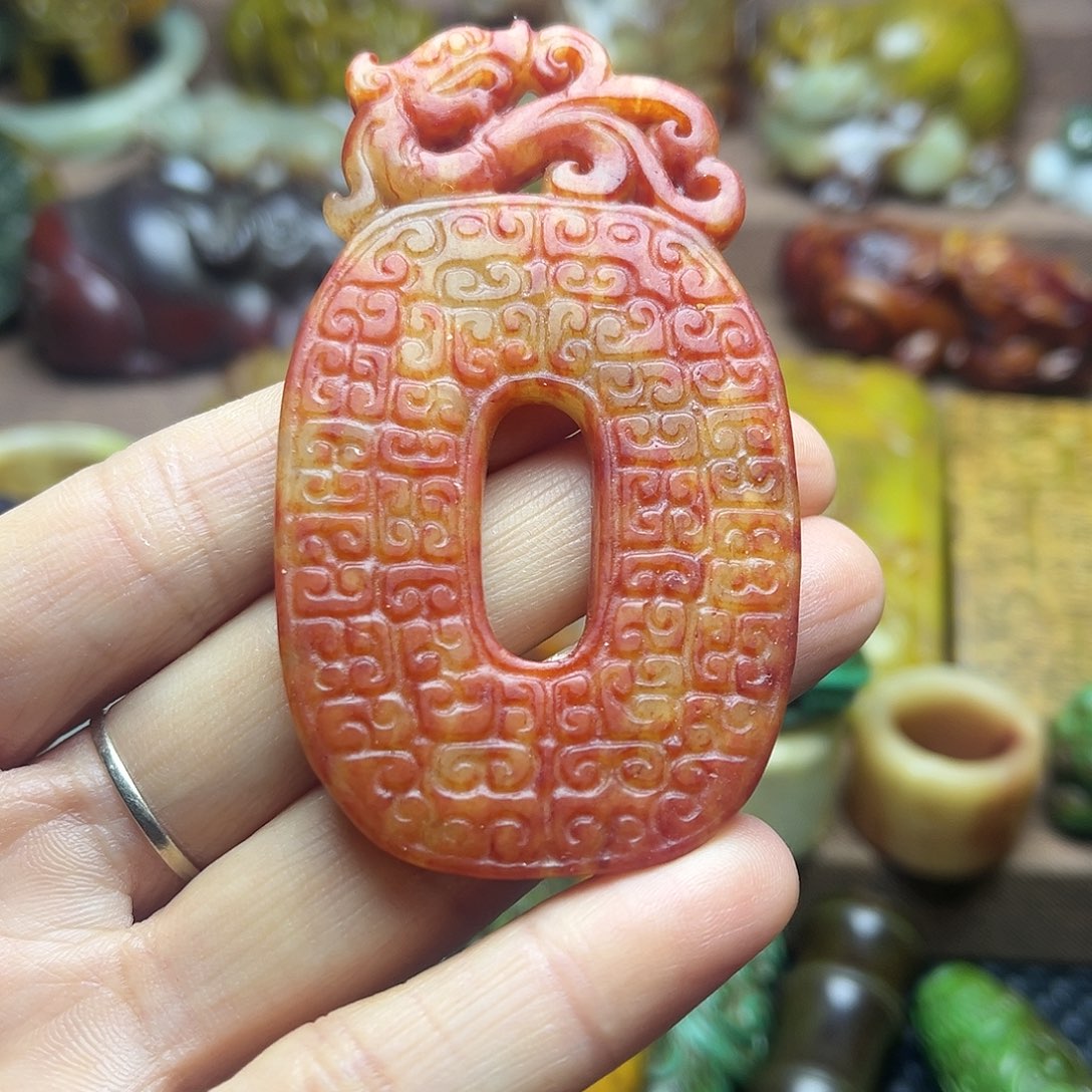 白玉菩提吊坠117。。