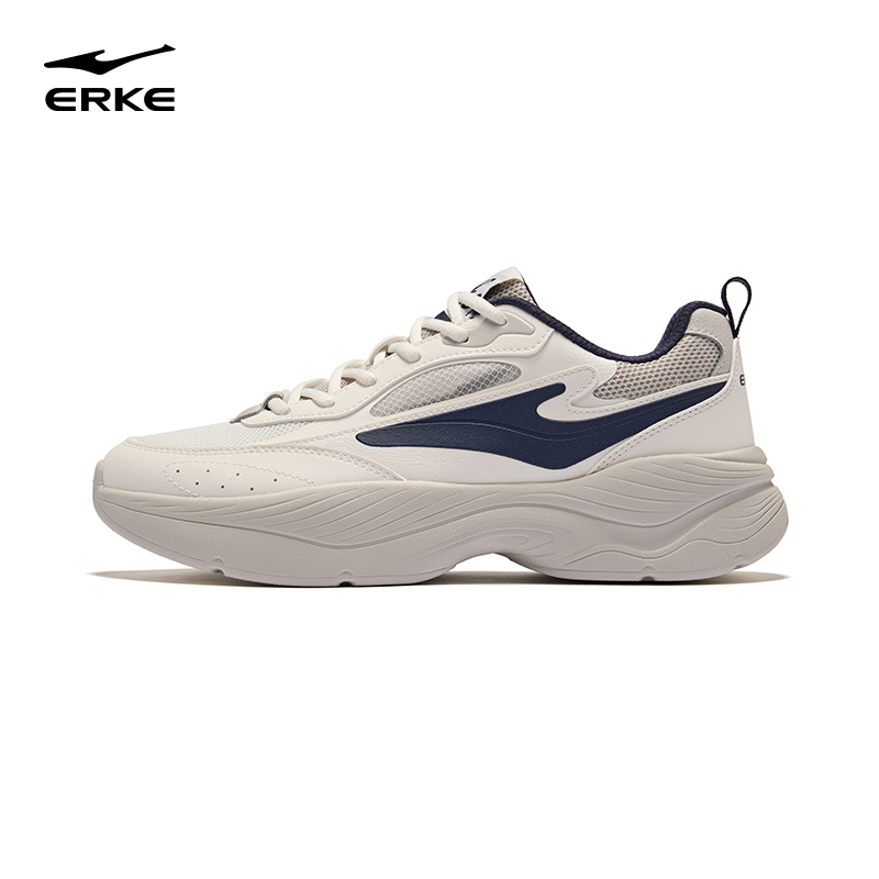 狂澜4丨鸿星尔克男鞋2026年春季新款百搭休闲鞋舒弹耐磨运动鞋