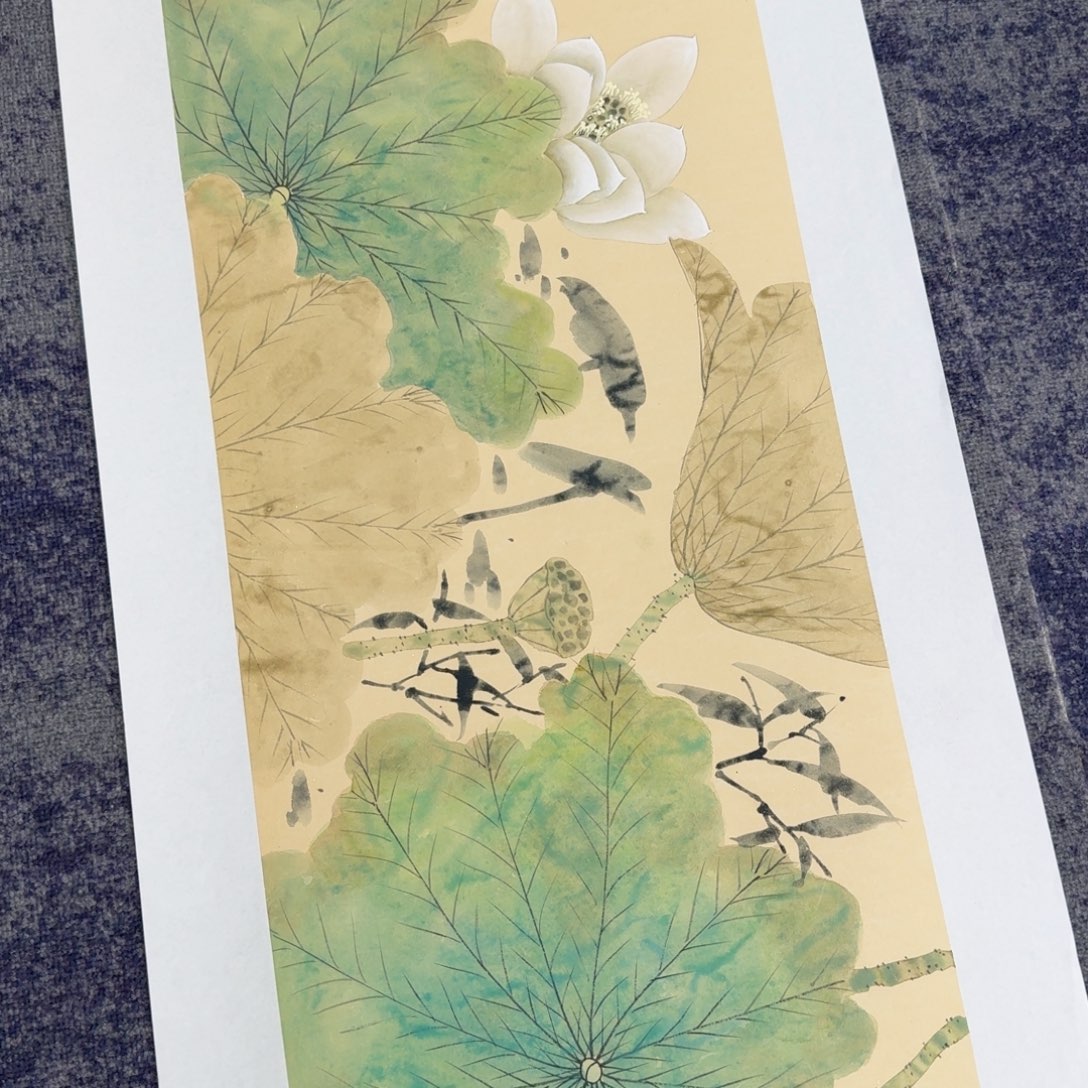 国画国画作品山水花鸟纯手绘