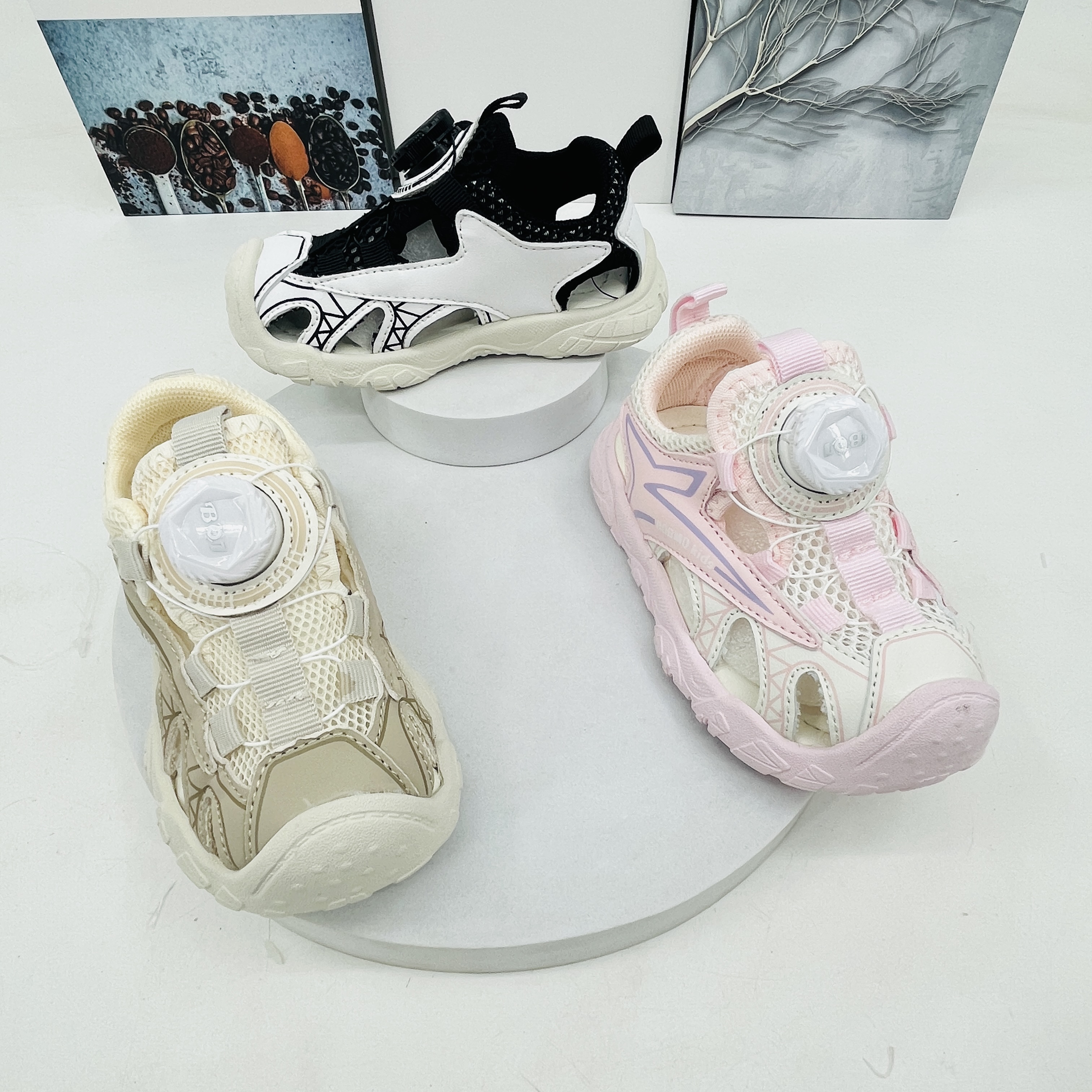 B4区5653夏季儿童橡胶包头凉鞋