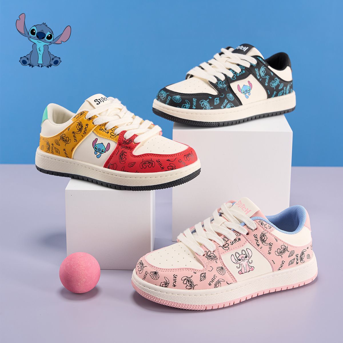 春秋款板鞋粉色学生运动鞋透气百搭儿童女孩休闲百搭平底DBF25A69