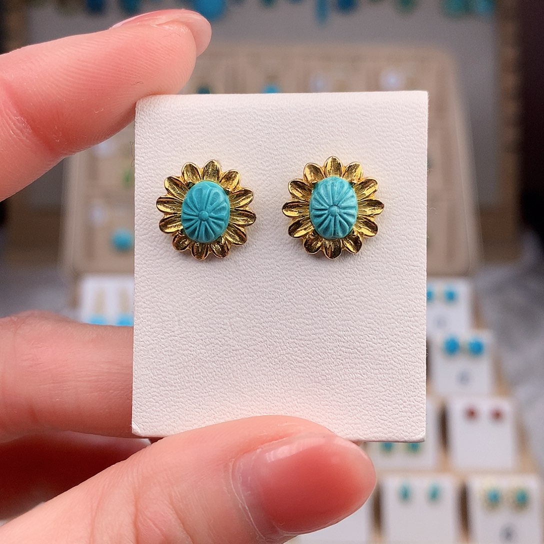 绿松石珠宝奇石未镶嵌