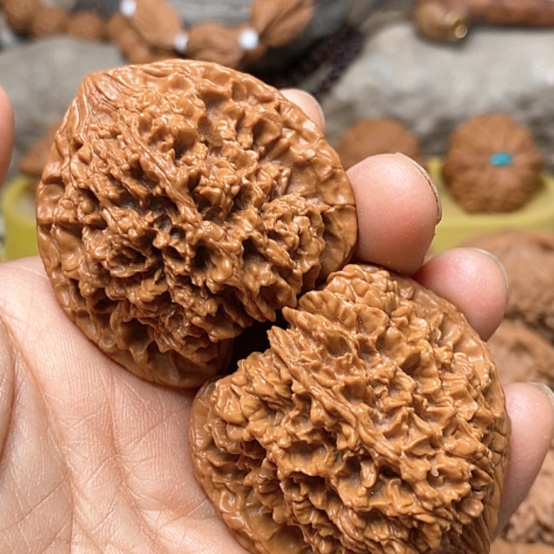 【闪购商品】文玩核桃把件46满天星轻微色差