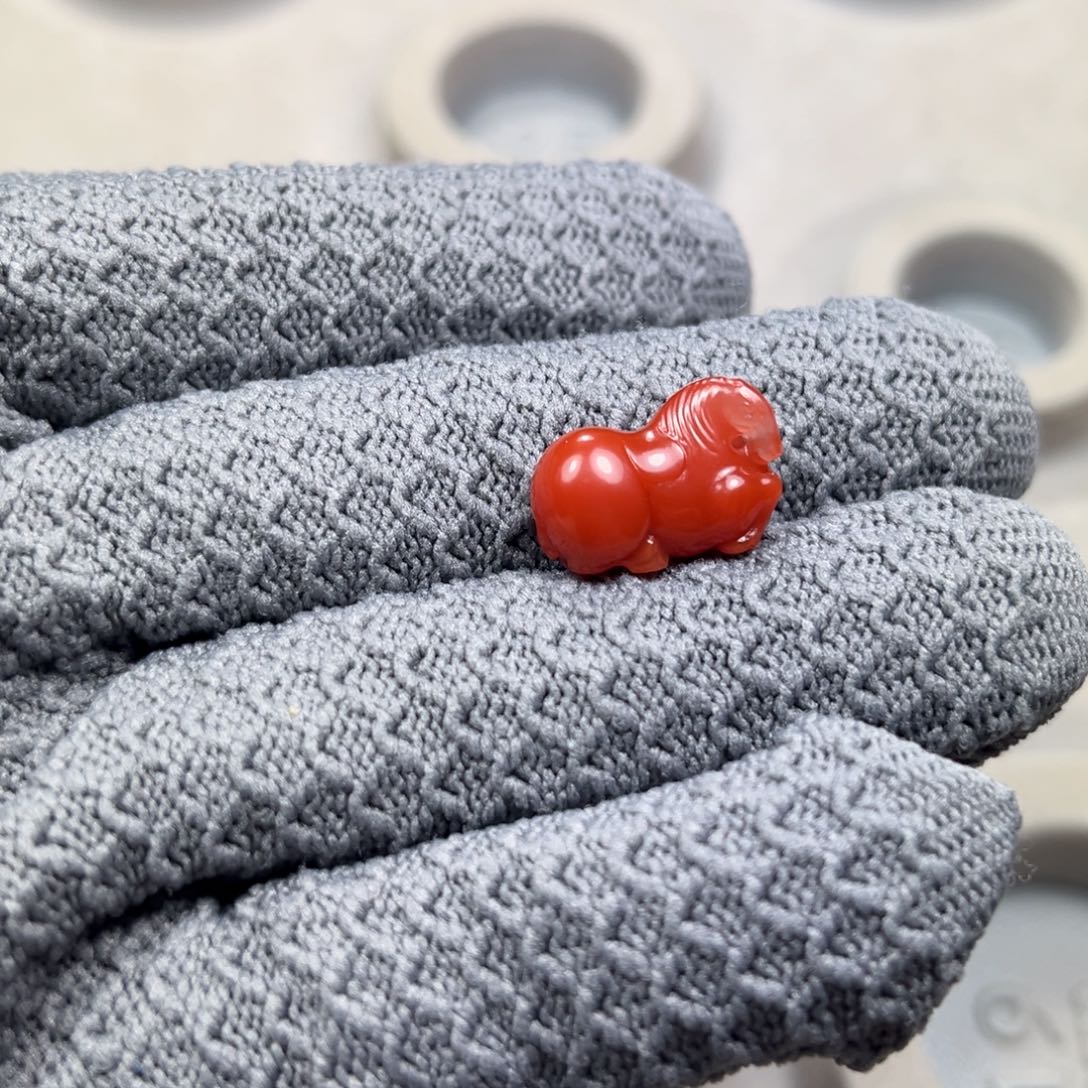 南红玛瑙一马平川未镶嵌