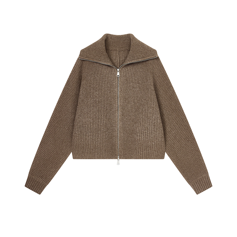 【达人专属】大翻领针织开衫N8587