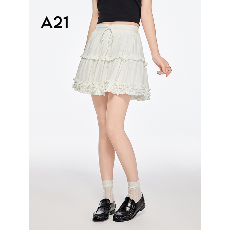 A21女装时尚百搭A字半身裙F452217033