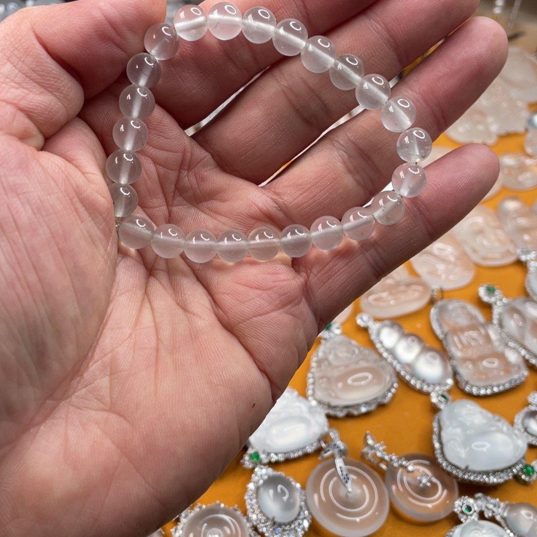 石英质玉手串未镶嵌
