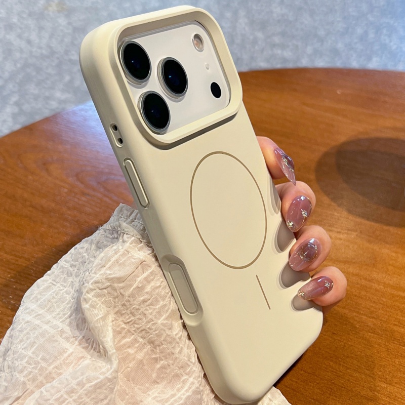 细磁吸圈苹果17系列液态硅胶适用16ProMax全包按键手机壳16防摔