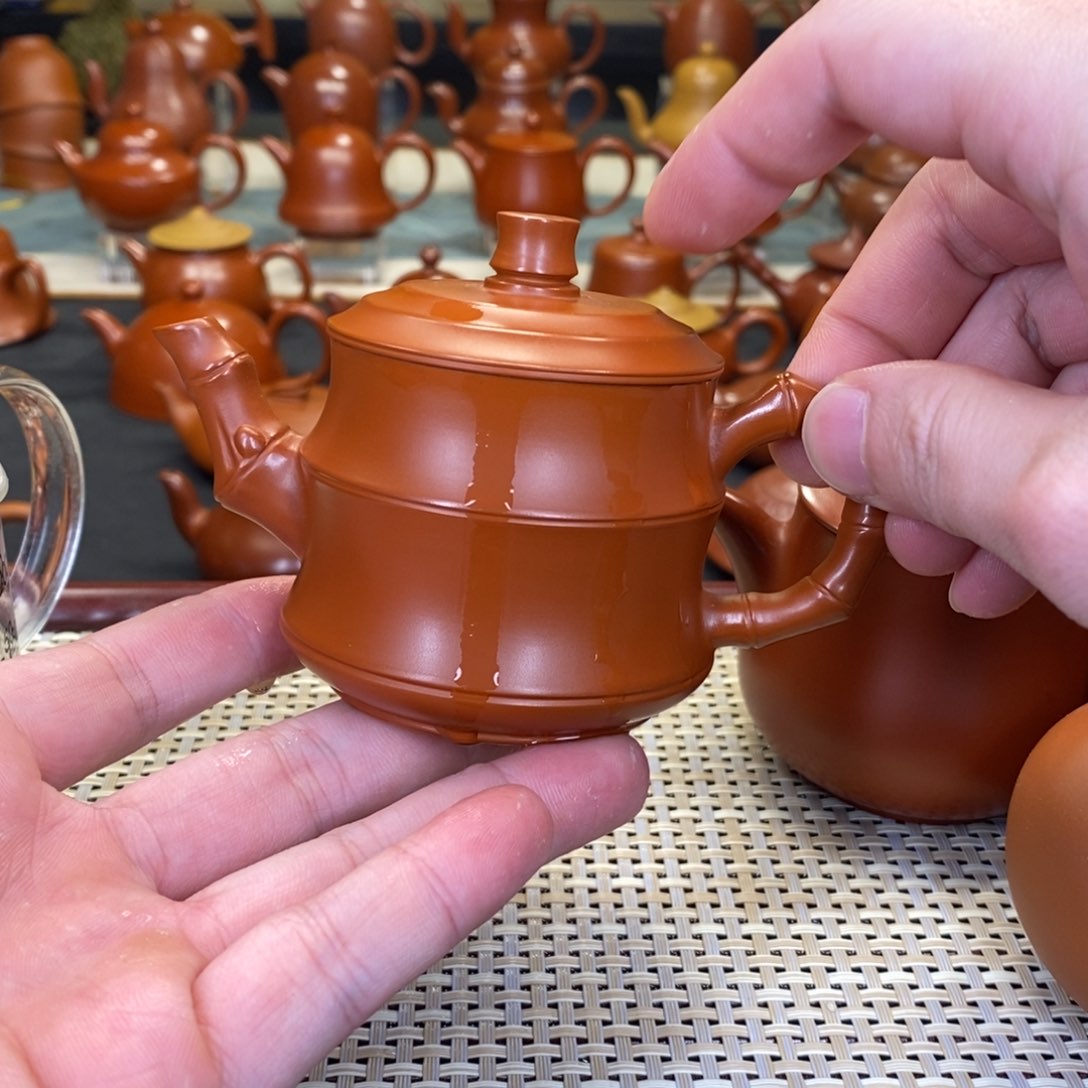 紫砂茶壶林*潮州手拉壶