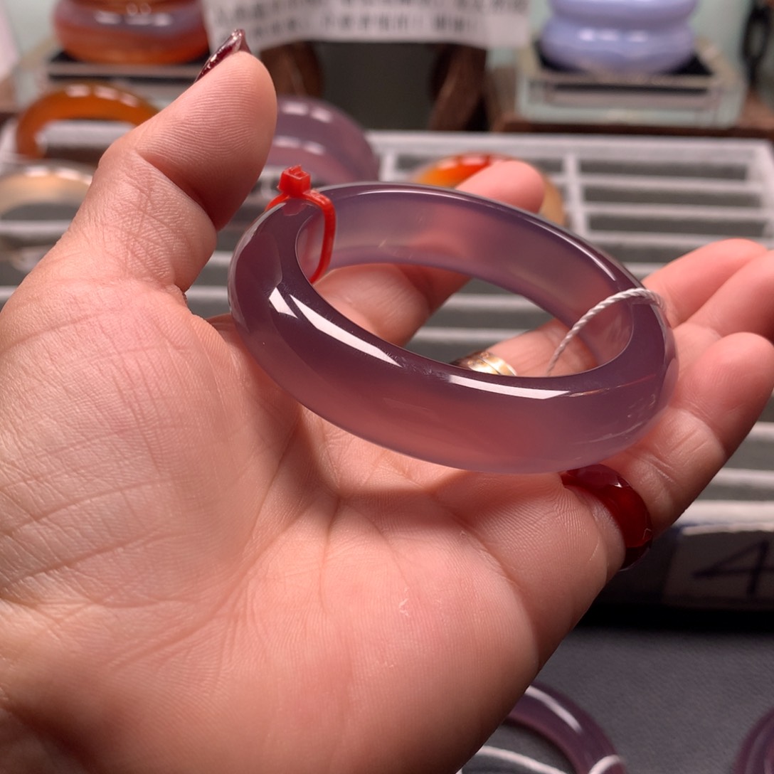 玛瑙/玉髓手镯未镶嵌暖*泠