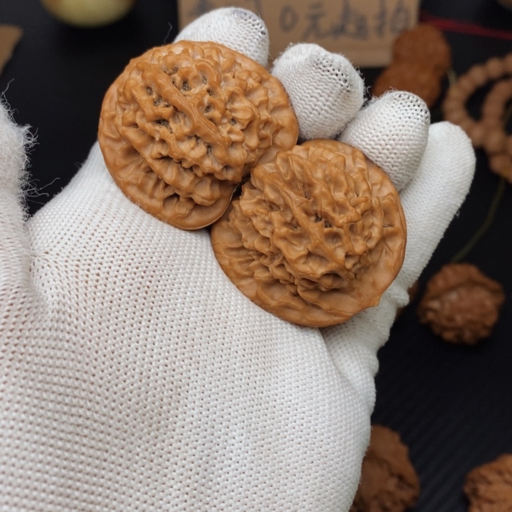 把件文玩核桃黑*秦岭秦闷