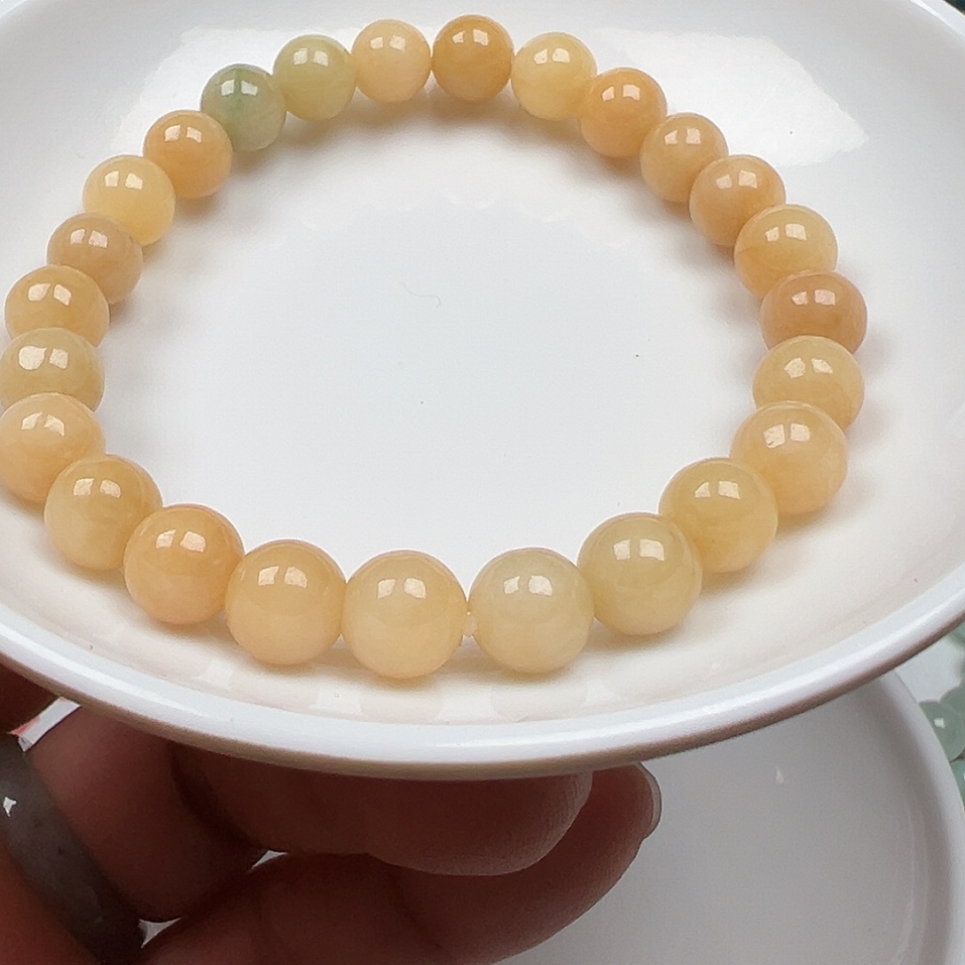 翡翠手链未镶嵌米*菲货主老华