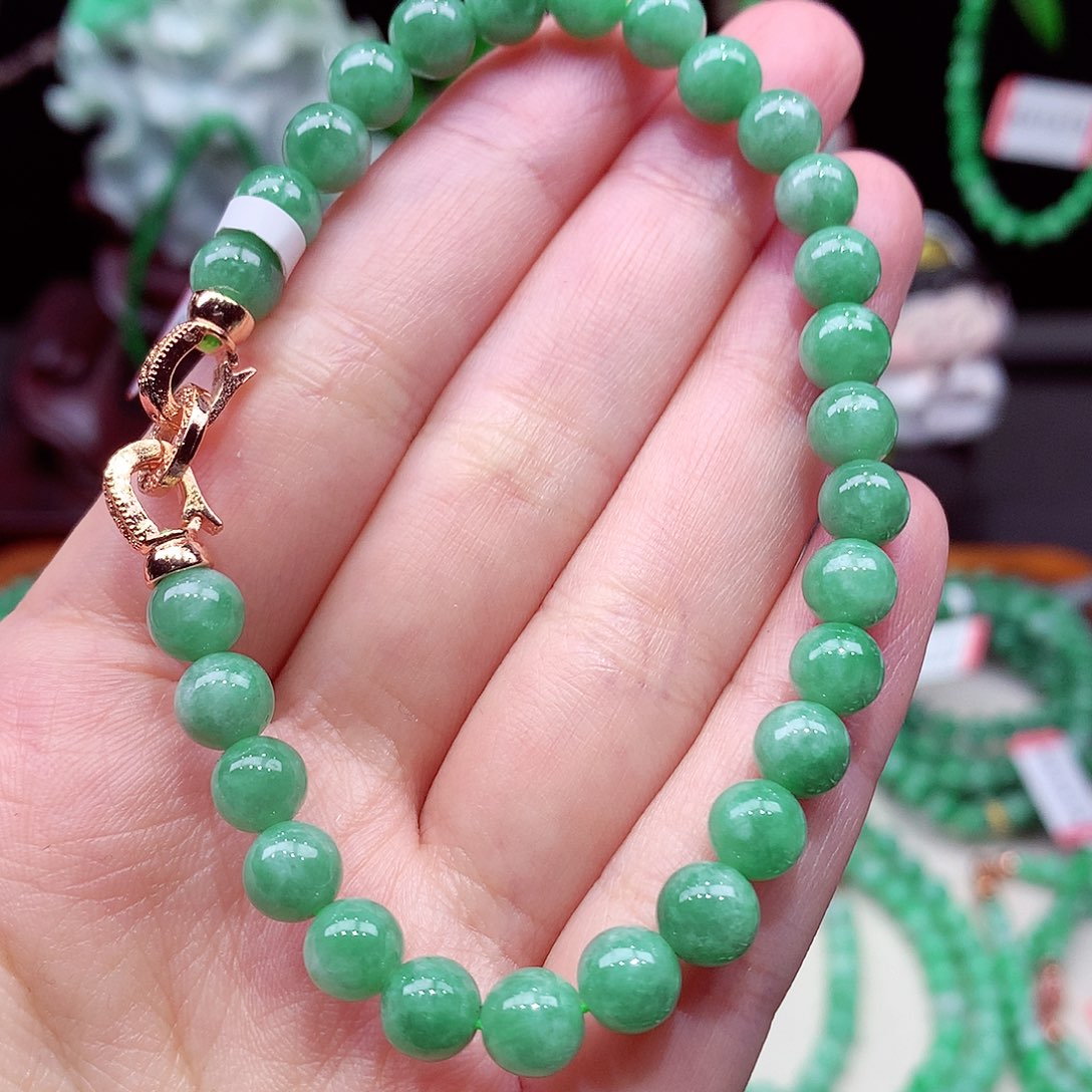 翡翠未镶嵌手链翡翠