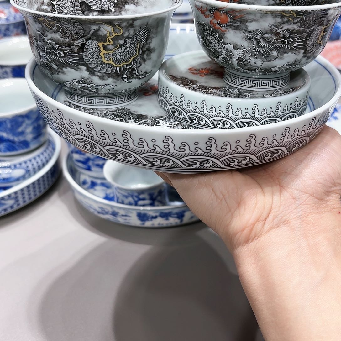 盖碗雪****程景德镇高温茶具