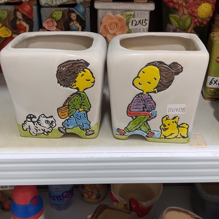 粗陶材质多肉花盆