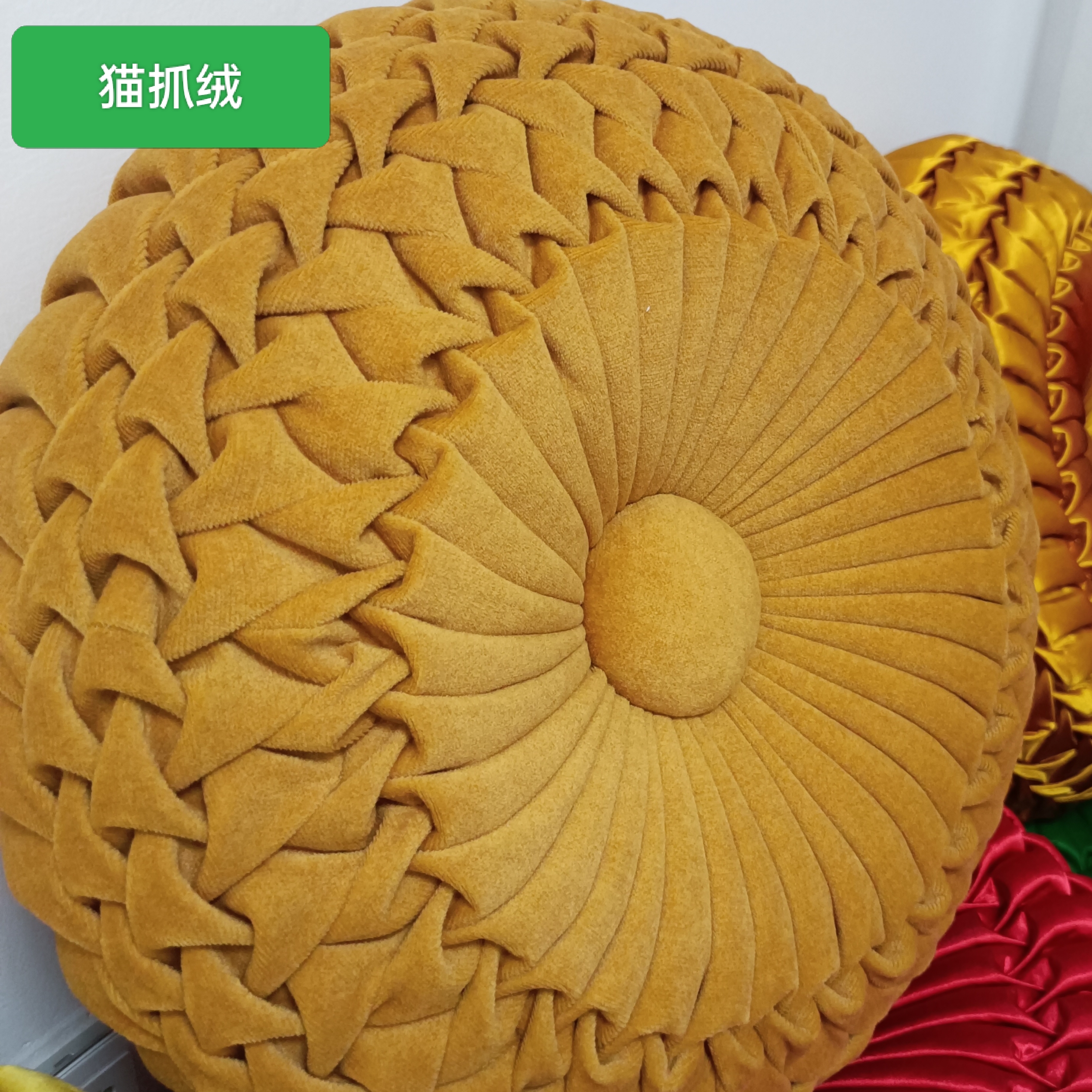 猫抓绒独特款手工抱枕材料包
