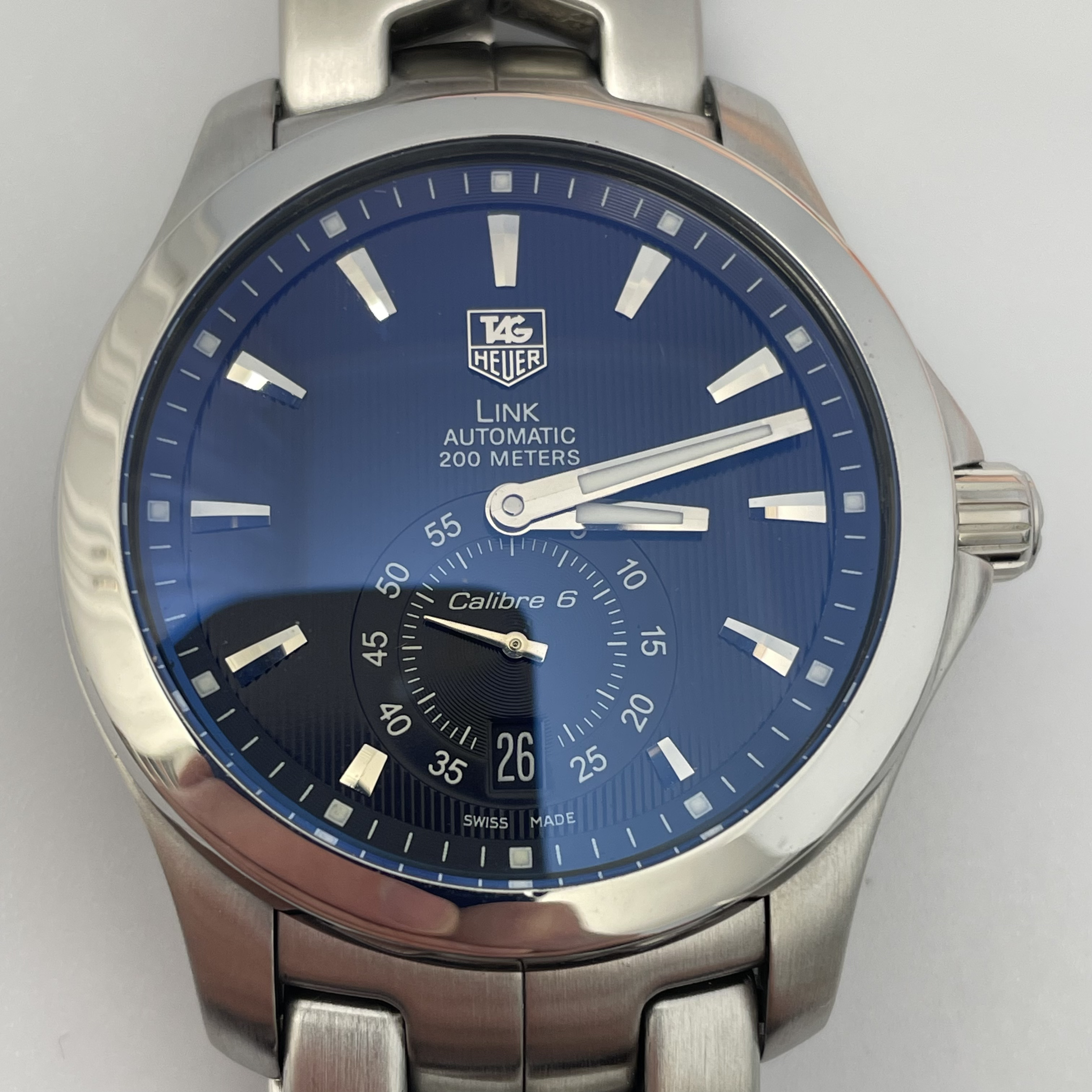 95新 TAG Heuer/泰格豪雅 林肯系列/自动机芯/精钢/39mm/单表全原