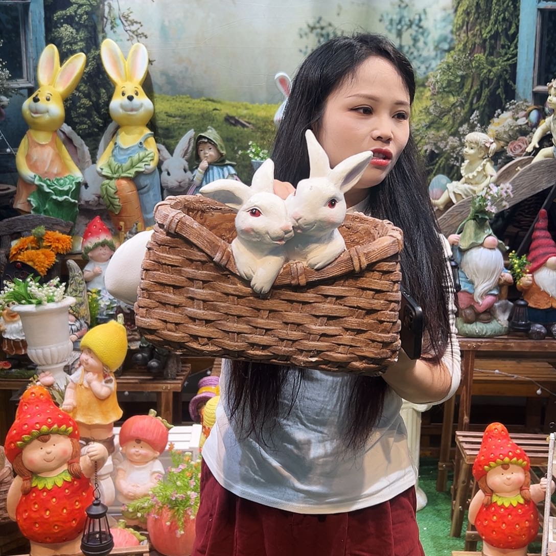 花园摆件红红火火